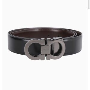 SALVATORE FERRAGAMO Gancini Reversible leather belt